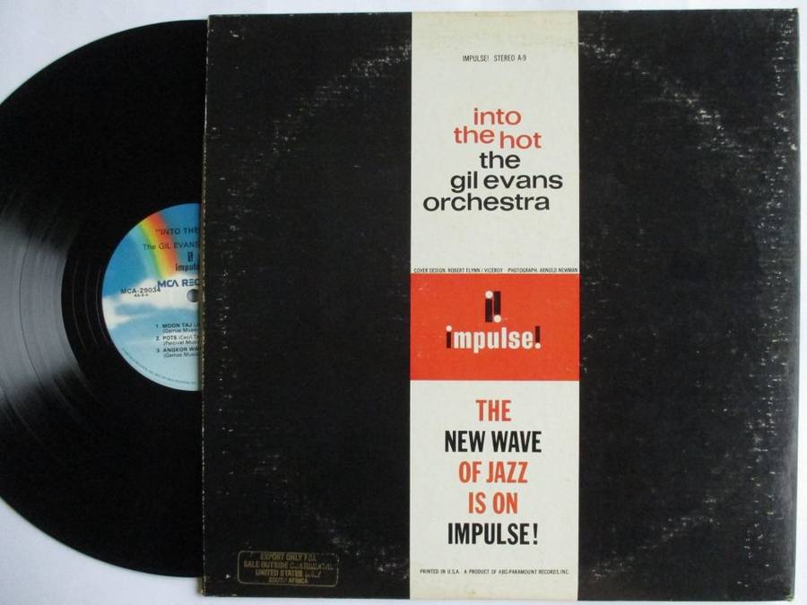 GIL EVANS ORCHESTRA - INTO THE HOT - USA VG / VG+ GATEFOLD IMPULSE!