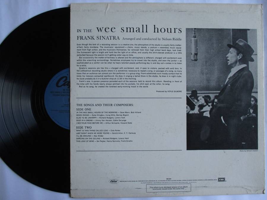 FRANK SINATRA - IN THE WEE SMALL HOURS - USA VG / VG+