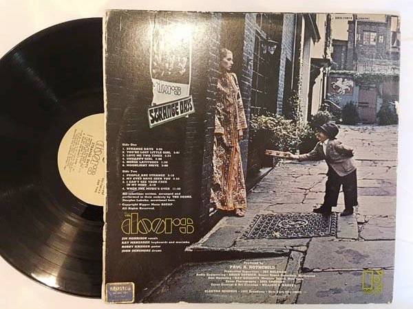 THE DOORS - STRANGE DAYS - USA - VG- / VG- WITH INNER