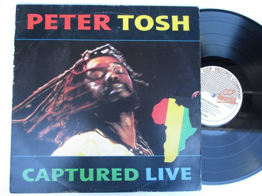 PETER TOSH - CAPTURED LIVE - RSA VG- /VG+