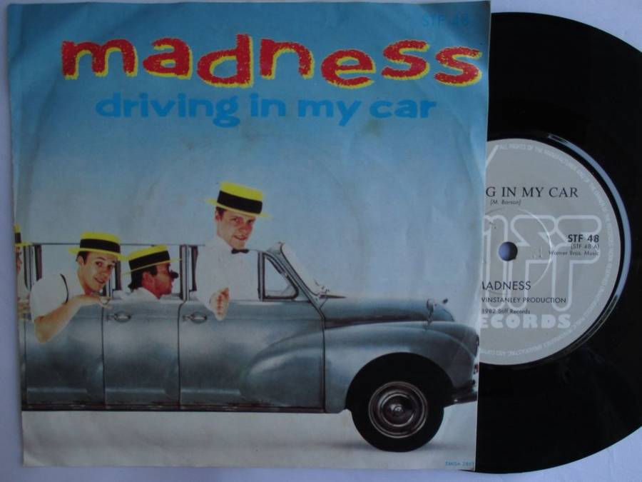 MADNESS -DRIVING IN MY CAR / ANIMAL FARM - 7" SINGLE - RSA - VG / VG