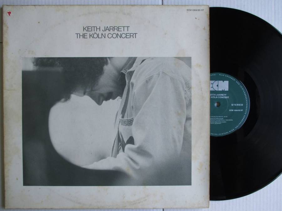 KEITH JARRETT - THE KOLN CONCERT - GERMANY VG /VG+ 2 LP GATEFOLD