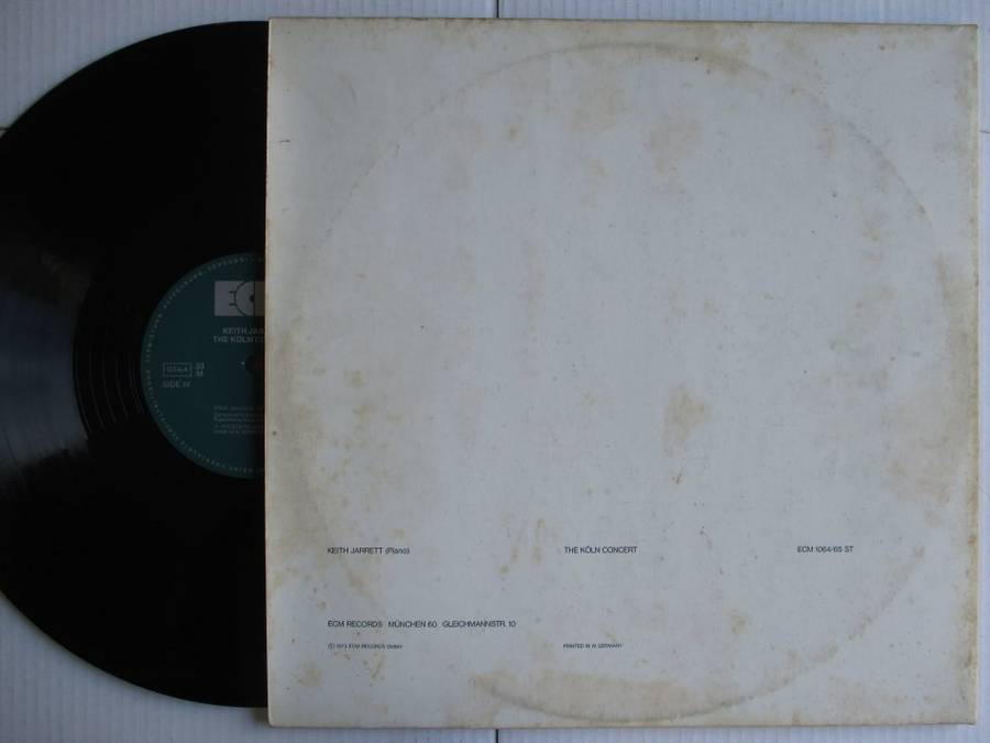 KEITH JARRETT - THE KOLN CONCERT - GERMANY VG /VG+ 2 LP GATEFOLD