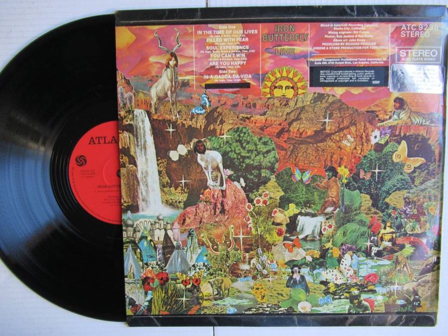 IRON BUTTERFLY - LIVE - RSA - VG+ / VG+