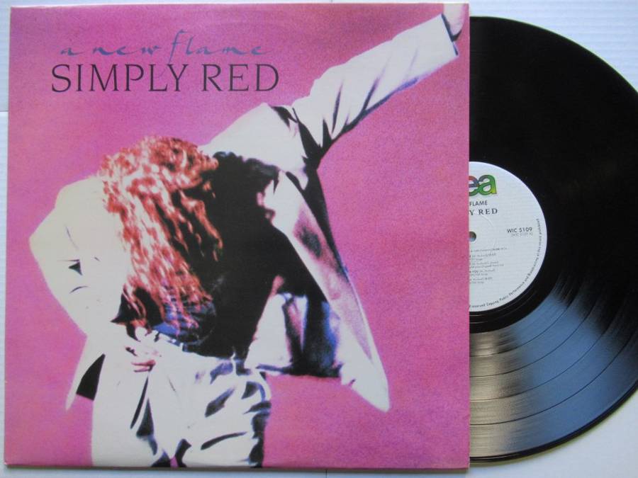 SIMPLY RED - A NEW FLAME RSA VG+ /VG+