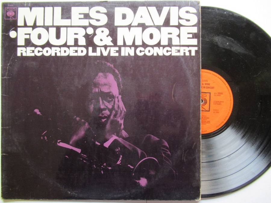 MILES DAVIS - FOUR & MORE - UK - VG+ / VG