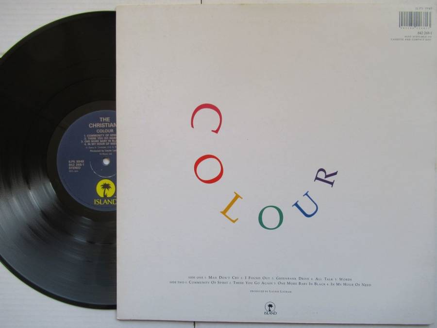 THE CHRISTIANS - COLOUR - UK - VG+ / EX