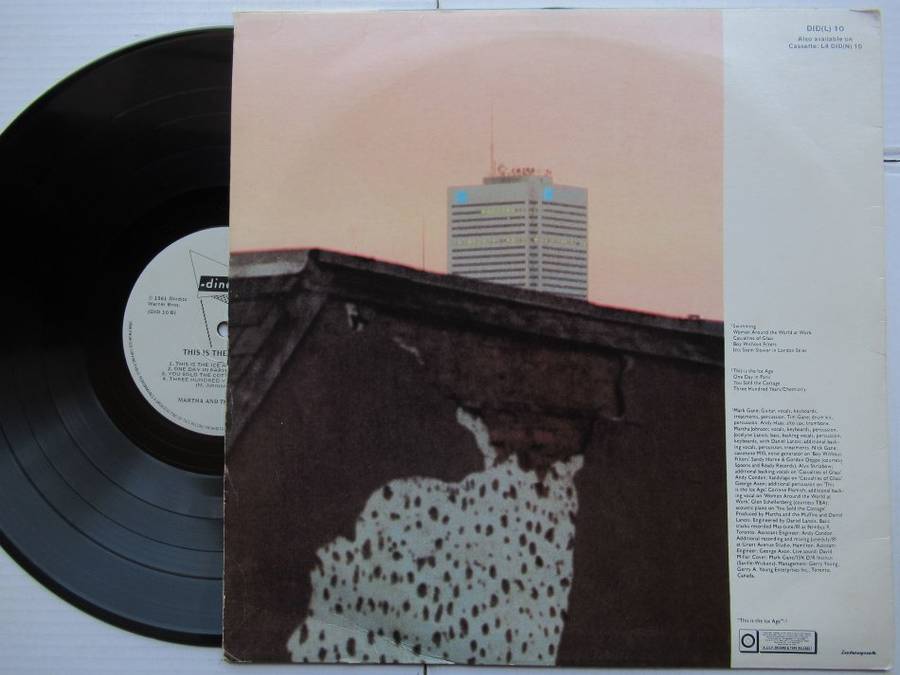 MARTHA AND THE MUFFINS - THIS IS THE ICE AGE - RSA - VG / VG+