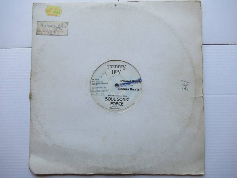 AFRIKA BAMBAATAA & THE SOUL SONIC FORCE - PLANET ROCK 12" - USA VG