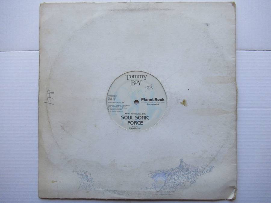 AFRIKA BAMBAATAA & THE SOUL SONIC FORCE - PLANET ROCK 12" - USA VG
