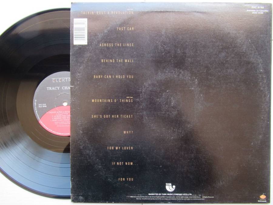 TRACY CHAPMAN - S/T - RSA VG+ /VG+ WITH INNER
