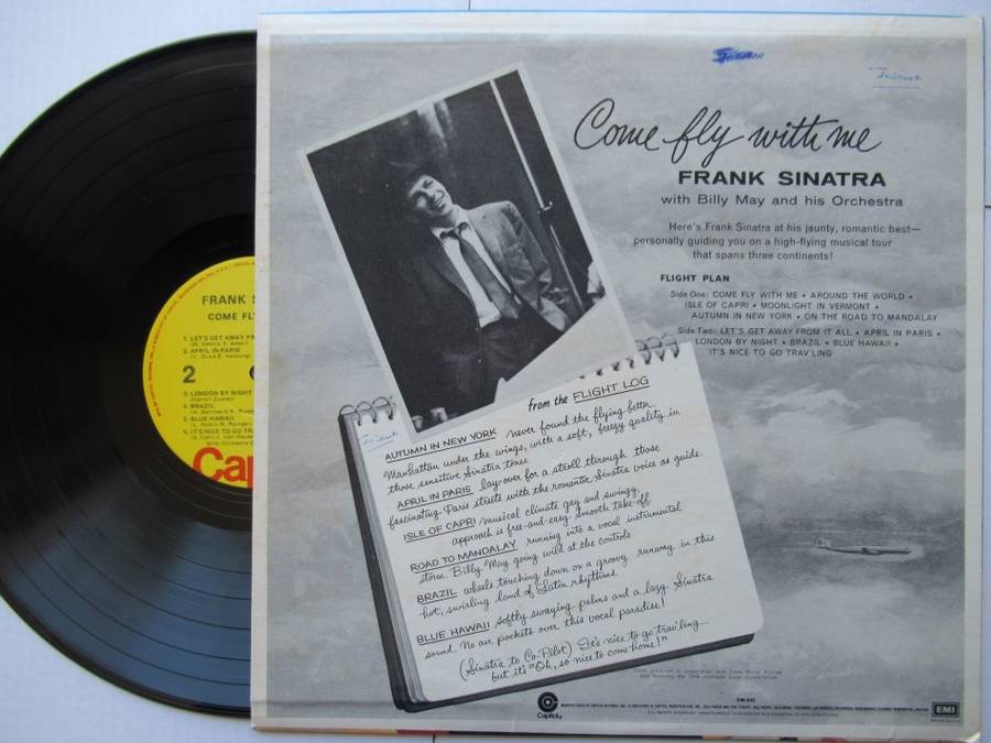 FRANK SINATRA - COME FLY WITH ME - USA VG /VG+