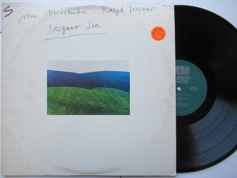 JOHN ABERCROMBIE / RALPH TOWNER - SARGASSO SEA - USA VG /VG+