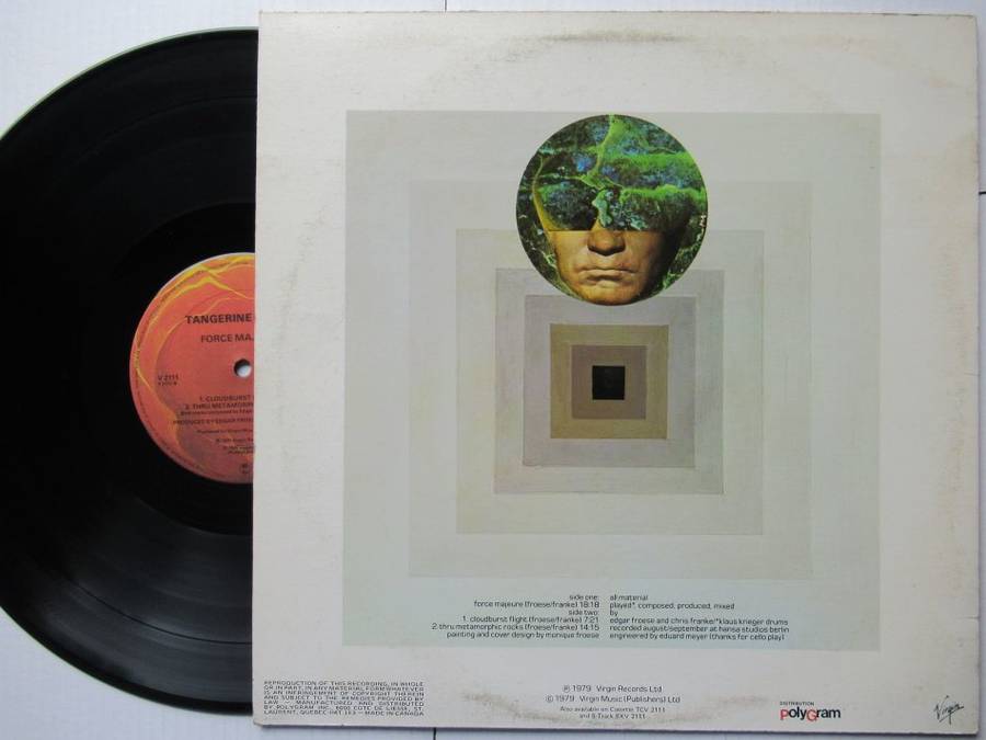 TANGERINE DREAM - FORCE MAJEURE - CANADA VG /VG+ 1ST