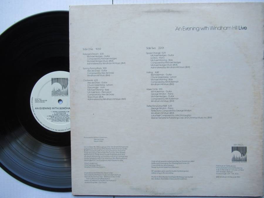 VA - AN EVENING WITH WINDHAM HILL LIVE - USA VG / VG+