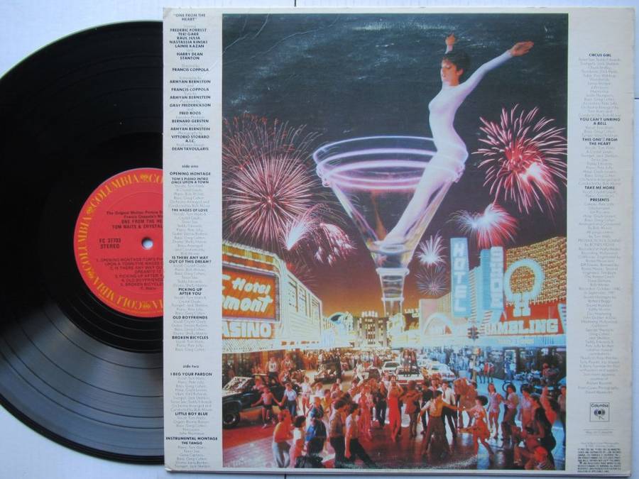 TOM WAITS AND CRYSTAL GAYLE - ONE FROM THE HEART - CANADA VG+ /VG+