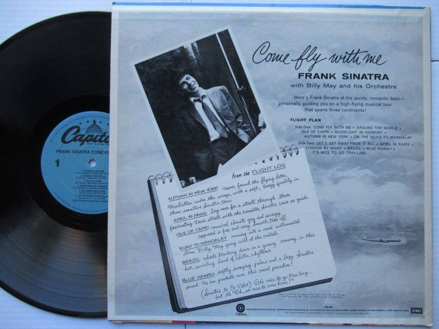 FRANK SINATRA - COME FLY WITH ME - USA VG+ /Vg+