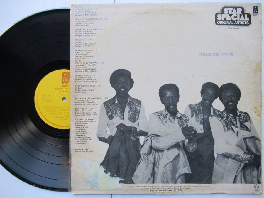 INTRUDERS - ENERGY OF LOVE  - VG- /VG+