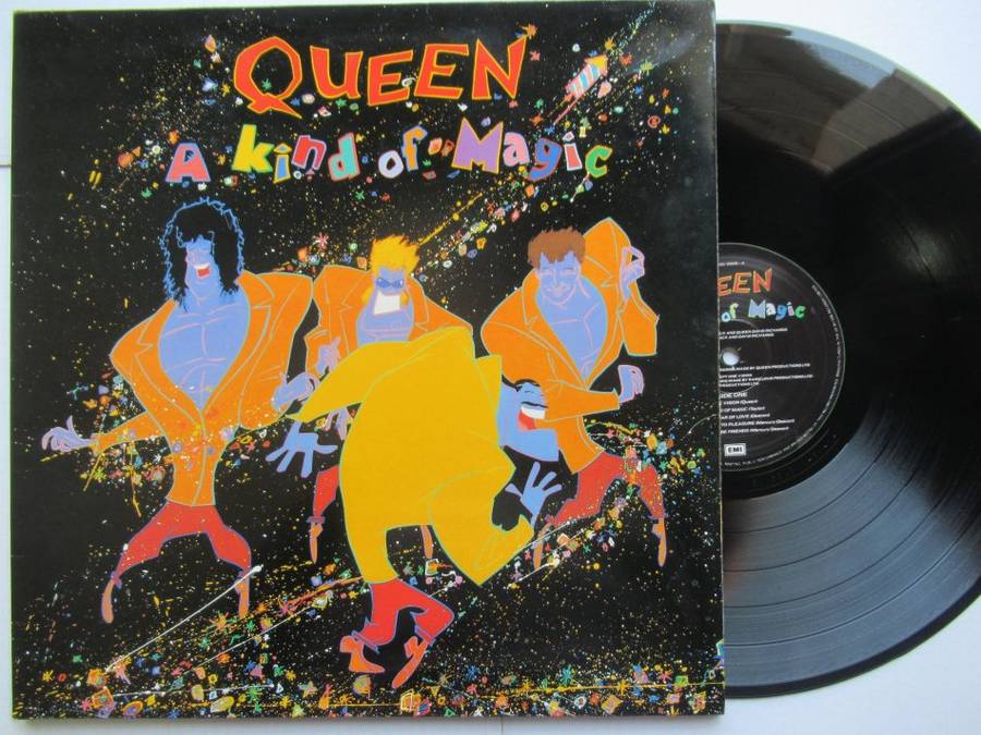 QUEEN - A KIND OF MAGIC - RSA - UK VG+ /VG+ GATEFOLD WITH INNER