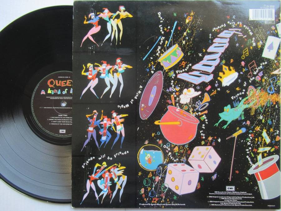 QUEEN - A KIND OF MAGIC - RSA - UK VG+ /VG+ GATEFOLD WITH INNER