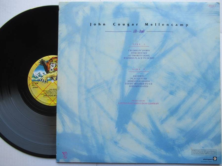 JOHN COUGAR MELLENCAMP - UH HUH - UK VG+ /VG+