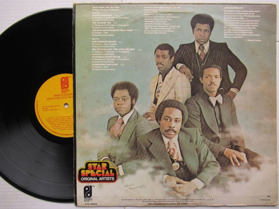 HAROLD & THE BLUENOTES - WAKE UP EVERYBODY - RSA - VG- /VG+