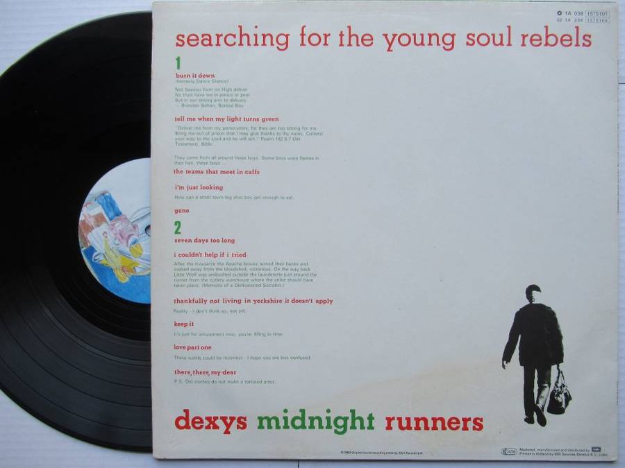 DEXYS MIDNIGHT RUNNERS - SEARCHING FOR THE YOUNG SOUL REBELS - HOLLAND VG+ /VG