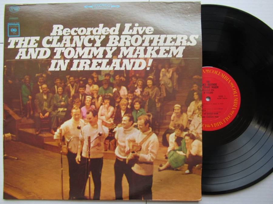 CLANCY BROTHERS & TOMMY MAKEM - LIVE IN IRELAND - USA VG/ VG+