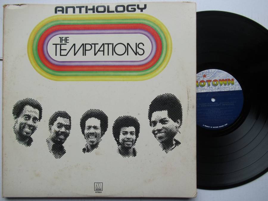THE TEMPTATIONS - ANTHOLOGY - USA VG /VG+ 3 LP FOLDOUT