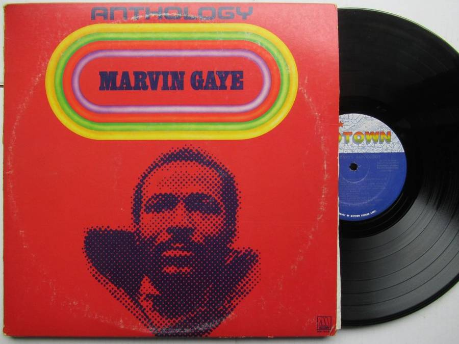 MARVIN GAYE - ANTHOLOGY - USA VG- /VG+ 3 LP FOLDOUT
