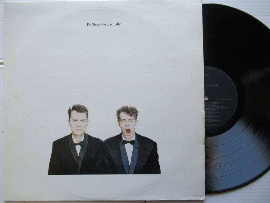 PET SHOP BOYS - ACTUALLY - RSA - VG+ /VG+  WITH INNER