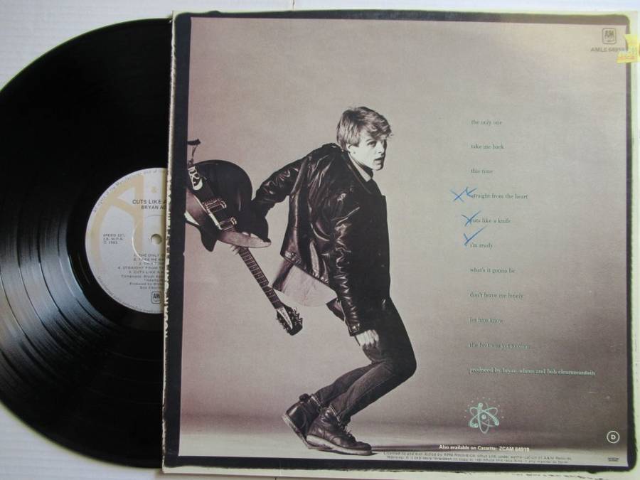 BRYAN ADAMS - CUTS LIKE A KNIFE - RSA - VG+ /VG+