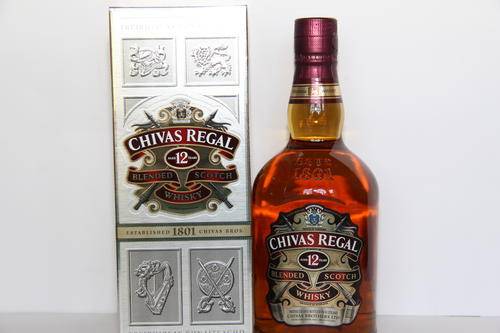 Chivas Regal 12yr 750ml Whisky in Box.