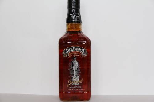Jack Daniels Oregon 150th Birthday bottle.