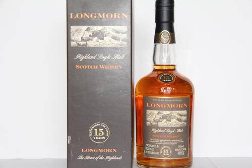 Longmorn Single Malt 15 year Scotch Whisky in Collectors Box 750ml