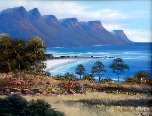 Investment  art Realism Bargain !!! oil Painting 12 Apostles Camps Bay Realism