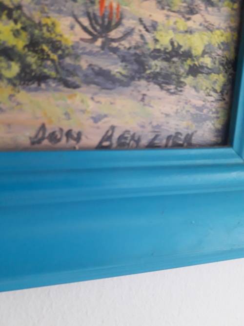 Don Benzien oil Painting INVESTMENT Art