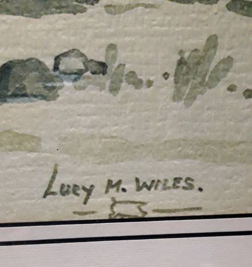 INVESTMENT ART Lucy wiles Painting