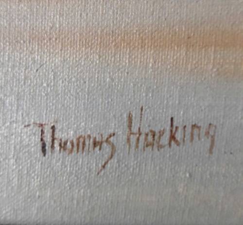 Thomas Hacking oil painting