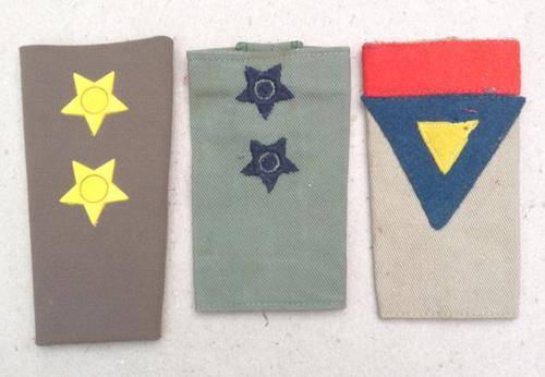 Three Shoulder Tabs....I assume SADF Army......postage R23.00