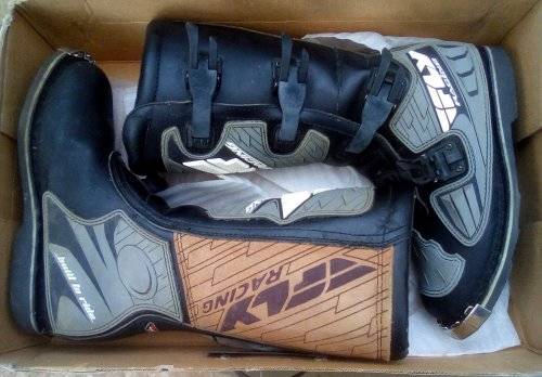 Motor Cross Fly Racing `Boots Built to Ride` size 10