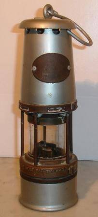 Victor Kent Wolf Miners Safety Lamp.Approx.29cmL x 10cm W