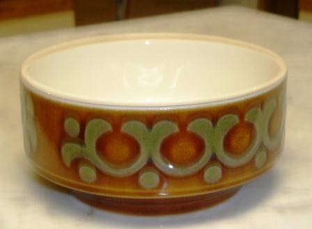 Retro Hornsea "Bronte"bowl.Circa 1977.Made in England,Approx.12.5cmD  x 6cmH