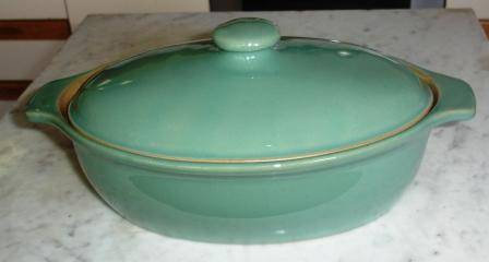 Retro Denby Stoneware Casserole Dish with lid.Made England.