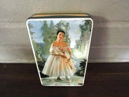 Retro Ballerina " Tin". Approx. 14 x 23 x 4 cm High.