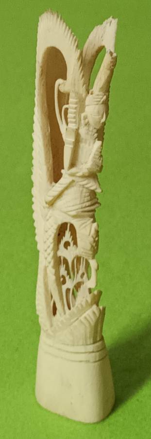 Hand Carved ART Sculpture -Stunning app. 18 cms high Vintage