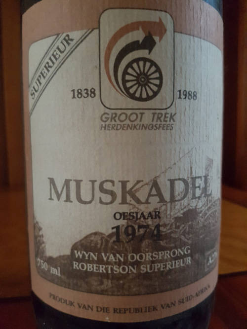150 y GROOT TREK commemorative 1974 Muskadel