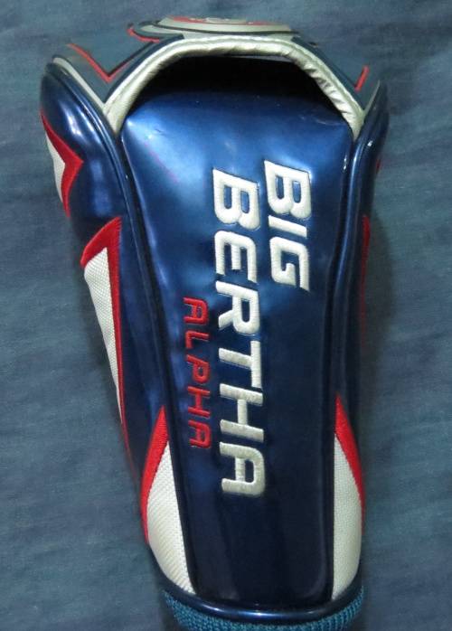 CALLAWAY BIG BERTHE ALPHA GRAVITY CORE, 9 DGR ADJUSTABLE DRIVER, S-FLEX GRAPHITE SHAFT