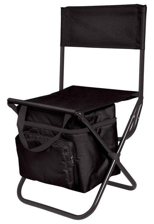 Fold up chair with attached cooler bag. Great for sporting events, camping, braais ANYTHING.