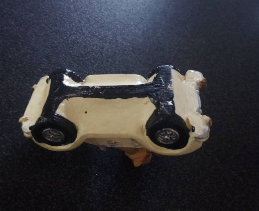 Vintage Collectable Cherished Teddies with car figurant.